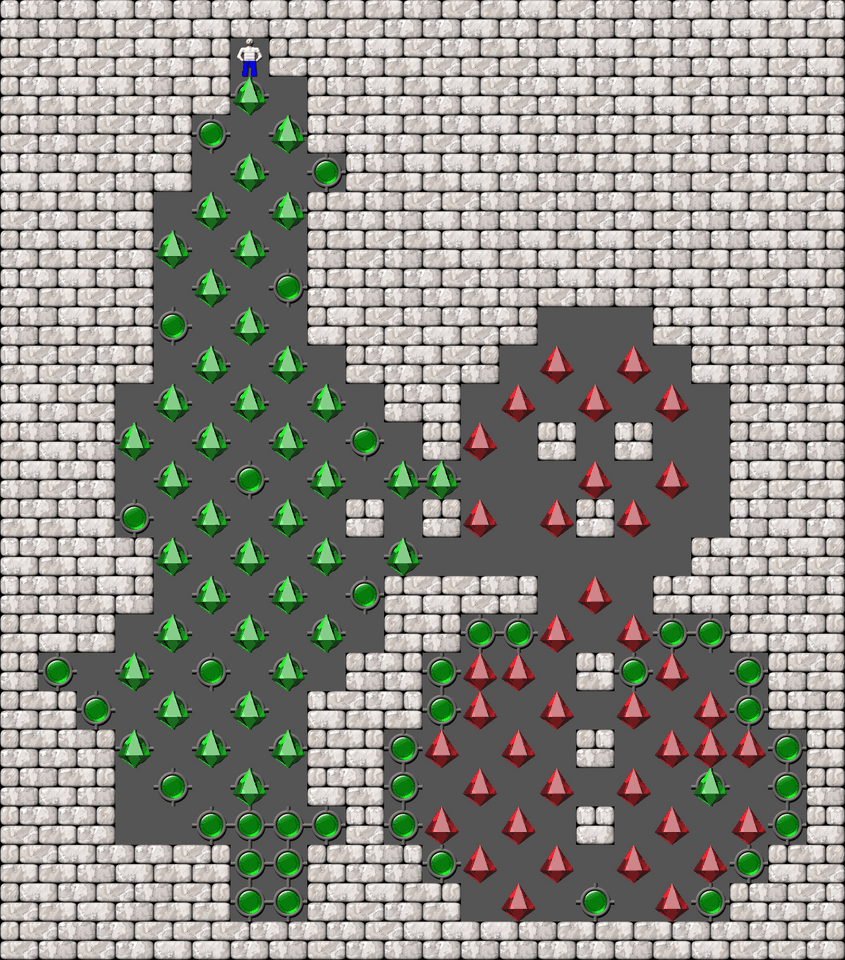 Сокобан More Bugs collections уровень 486